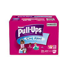 Huggies Pull-Ups Cool Alert Training Pants Girl 3T-4T - 62 Count