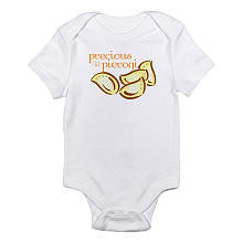 CafePress Neutral "Precious Lil Pierogi" Short Sleeve Bodysuit