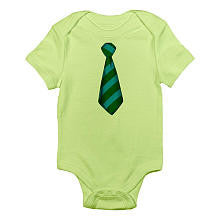 CafePress Boys Faux Tie Short Sleeve Bodysuit