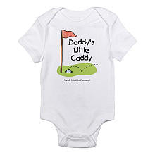 CafePress Boys "Daddy's Little Caddy" Short Sleeve Bodysuit