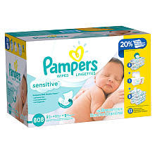 Pampers Sensitive 13x Baby Wipes - 808 Count