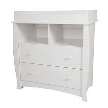 South Shore Beehive Changing Table with Removable Changing Station - Pure White