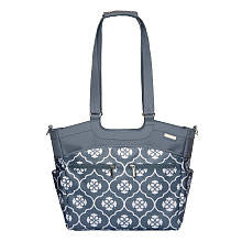 JJ Cole Camber Diaper Bag- Gray Floret