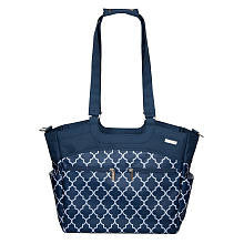 JJ Cole Camber Diaper Bag- Navy Arbor