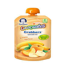 Gerber Graduates Grabbers Pouch Banana Apricot