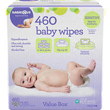 Babies R Us Sensitive Unscented Baby Wipes - 460 Count