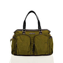 TWELVElittle Unisex Courage Tote Diaper bag in Olive