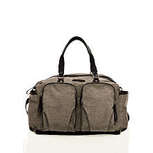 TWELVElittle Unisex Courage Satchel Diaper bag in Grey