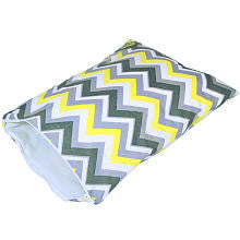 Itzy Ritzy Travel Happens Sealed Wet Bag - Sunshine Chevron