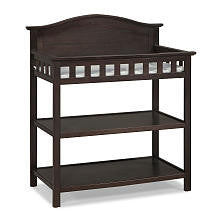 Thomasville Kids Southern Dunes Dressing Table with Changing Pad-Espresso