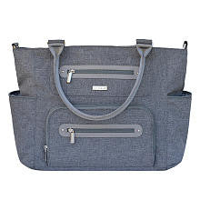 JJ Cole Caprice Diaper Bag - Gray Heather