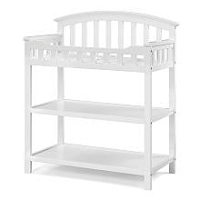 Stork Craft Sorrento Dressing Table with Pad-White