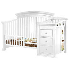 Sorelle Verona Crib and Changer Toddler Rail - French White