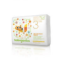 BabyGanics Size 3 Ultra Absorbent Diapers - 31 Count Jumbo Pack