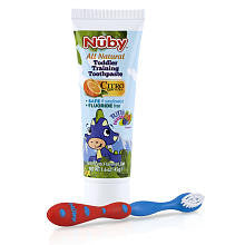 Dr Talbots Nuby Toddler Training Toothpaste and Toothbrush - Tutti Frutti