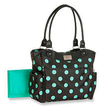 Carters Convertible Diaper Bag Mint Dot