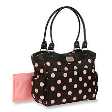 Carters Convertible Diaper Bag - Pink Dot