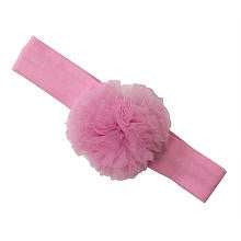 Babyrageous Girls Light Pink Rosette Cluster Headwrap