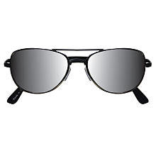 amy coe Boys Black Aviator Sunglasses- Toddler