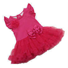 Koala Baby Boutique Girls Pink Short Sleeve Bodysuit Tutu Dress