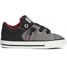 Converse Boys Black/Red Chuck Taylor Street Sneaker