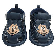 Disney Baby Boys Navy Mickey Mouse Soft Sole Sandal