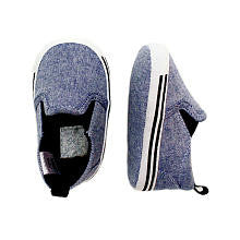 Koala Baby Boutique Boys Blue Chambray Slide On Shoes