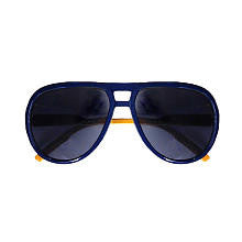 Koala Kids Boys Navy/Orange Aviator Sunglasses