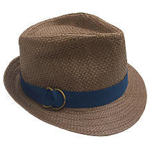 Koala Kids Boys Brown Fedora Hat- Toddler