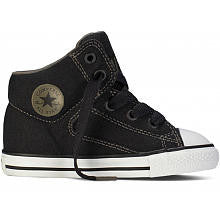 Converse Boys Black High Top Chuck Taylor Street Sneaker