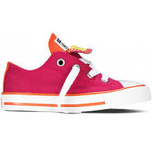 Converse Girls Pink/Orange Double Tongue All-Star Sneaker