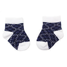 Koala Baby Boutique Boys Navy Argyle Print Socks