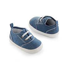 Carter's Girls Blue Chambray Sneakers