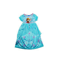 Disney Frozen Girls Blue Anna and Elsa FantasyGown with Tulle Overlay- Toddler