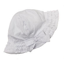 Koala Baby Boutique Girls White Ruffled Hat