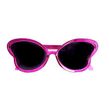 Koala Kids Girls Glitter Fuchsia Heart Shape Sunglasses