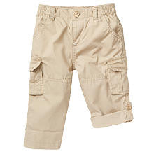 Koala Baby Boys' Khaki Roll Up Cargo Pants