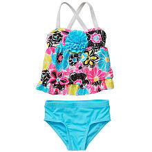 Koala Baby Girls 2 Piece Printed Halter Top and Bottoms Swimwear Set