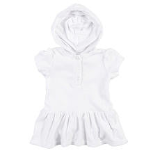 Koala Baby Girls' White Short Sleeve Hooded Cover Up