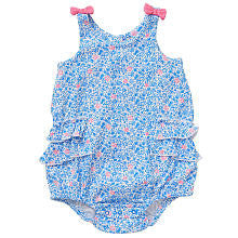 Koala Baby Girls' Printed Ruffle Sunsuit with Bows