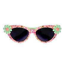 Koala Kids Girls Peach Floral Print Sunglasses with 3D Flower Detail