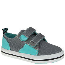 Koala Kids Boys Grey/Blue Double Touch Closure Shoes