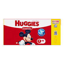 Huggies Snug & Dry Super Pack Size 5 - 96 Count