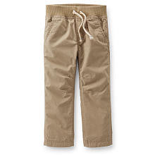 Carter's Boys Khaki Woven Drawstring Pant - Toddler