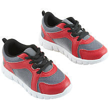 Koala Kids Boys' Red/Gray Hard Sole Athletic Sneakers