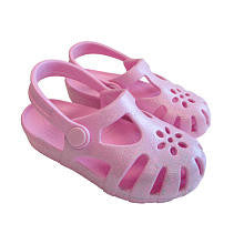 Koala Kids Girls Pink Rubber Sling Back Clogs