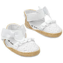 Koala Baby Girls' Crocheted Soft Sole Espadrilles