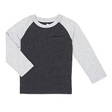 Koala Kids Boys' Two Tone Long Sleeve Raglan Shirt - Toddler