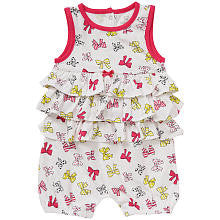 Koala Baby Girls' Printed Sunsuit with Ruffles