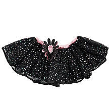 Koala Kids Girls' Black Iridescent Dot Tutu Skirt